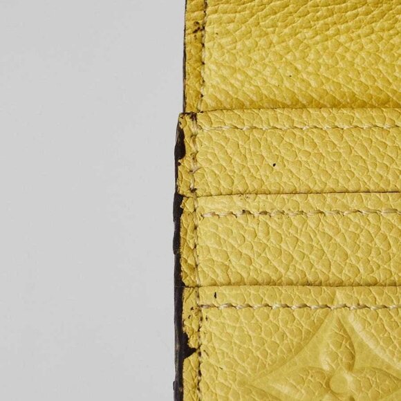 Louis Vuitton Citrine Monogram Empreinte Leather Curieuse Wallet - Picture 5 of 8